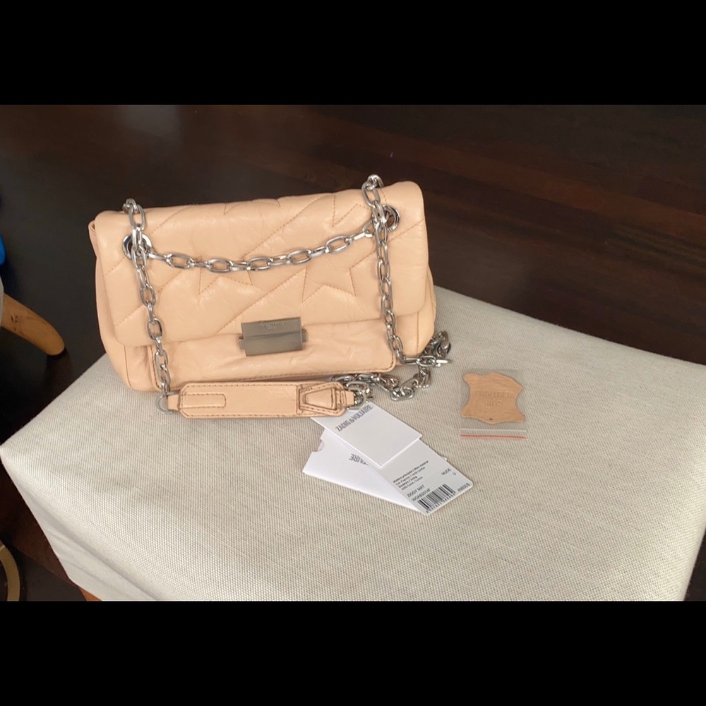 Zadig & voltaire Ziggy tan cross body bag